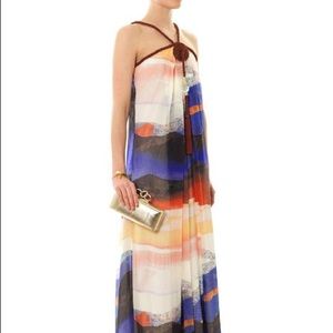 Diane Von Ferstenberg silk maxi dress. Size 4